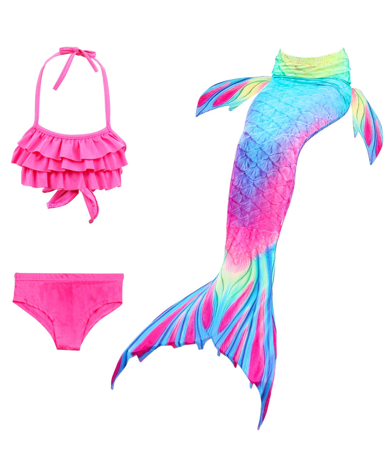 Girls Mermaid tails Swimmable Swimsuit Costume