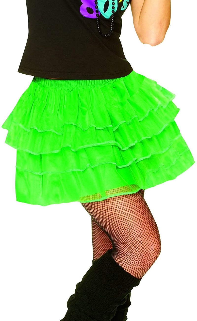 Green 80s skirt
