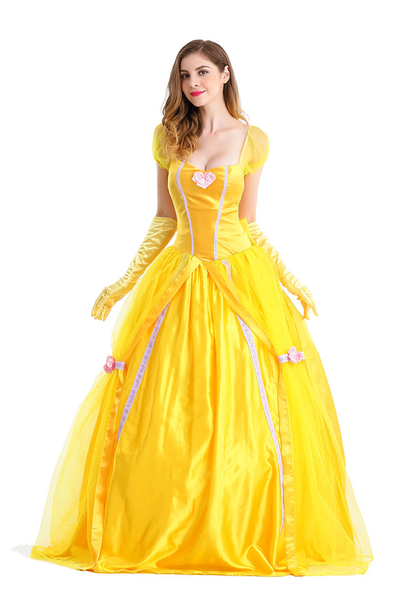 Disney Princess Belle Sleeping Beauty and the Beast Fancy Dress Costume