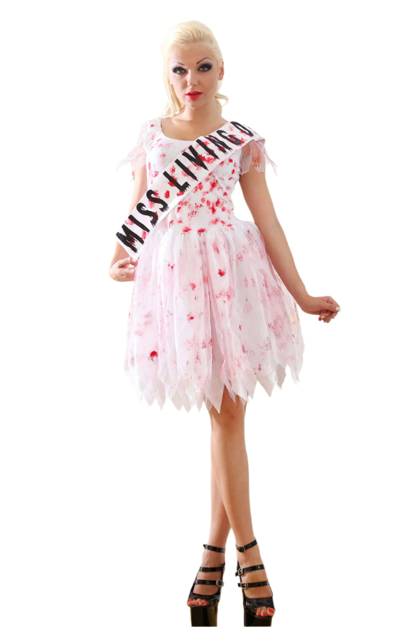 Miss Living Dead Zombie Halloween Costume