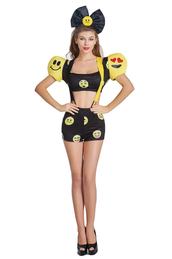 Ladies Emoji Girl Costume