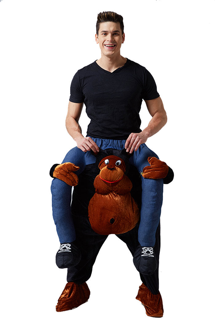 Gorilla Shoulder Carry Me Ride On Piggyback Costume