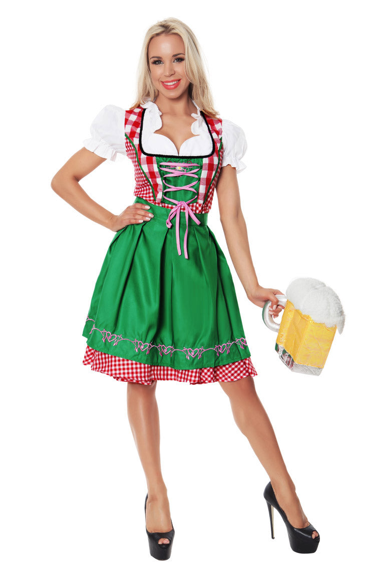 Ladies Oktoberfest Wench German Heidi Costume