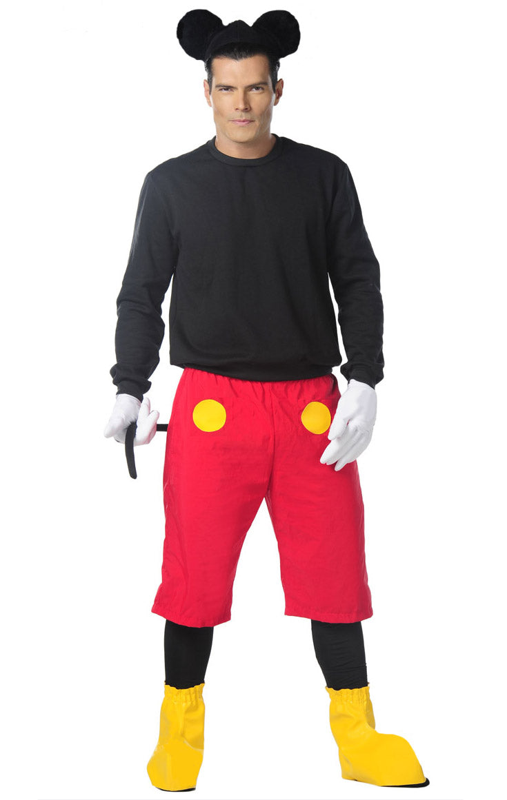 Mens Mickey Mouse Halloween Fancy Dress Costume