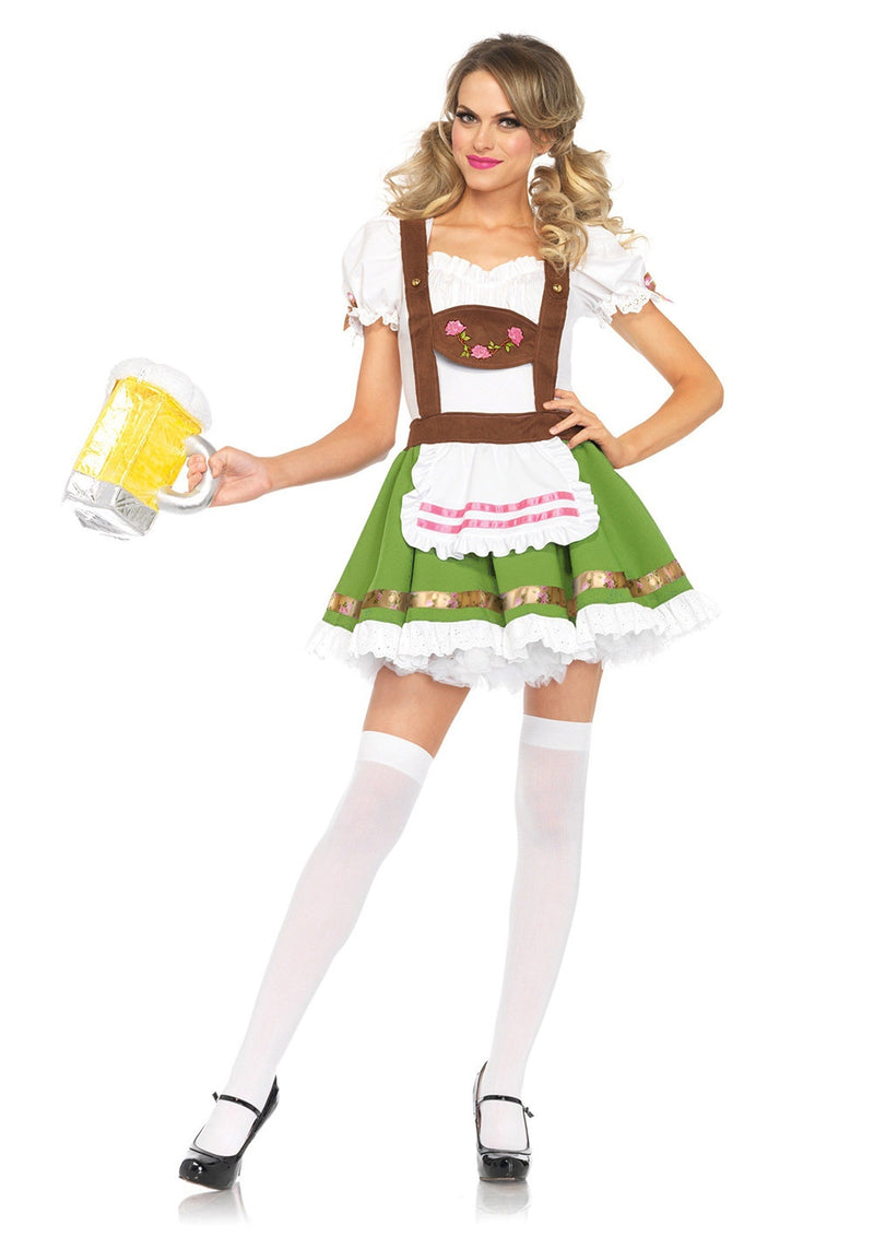 Ladies Green Beer Oktoberfest Dress Up Costume