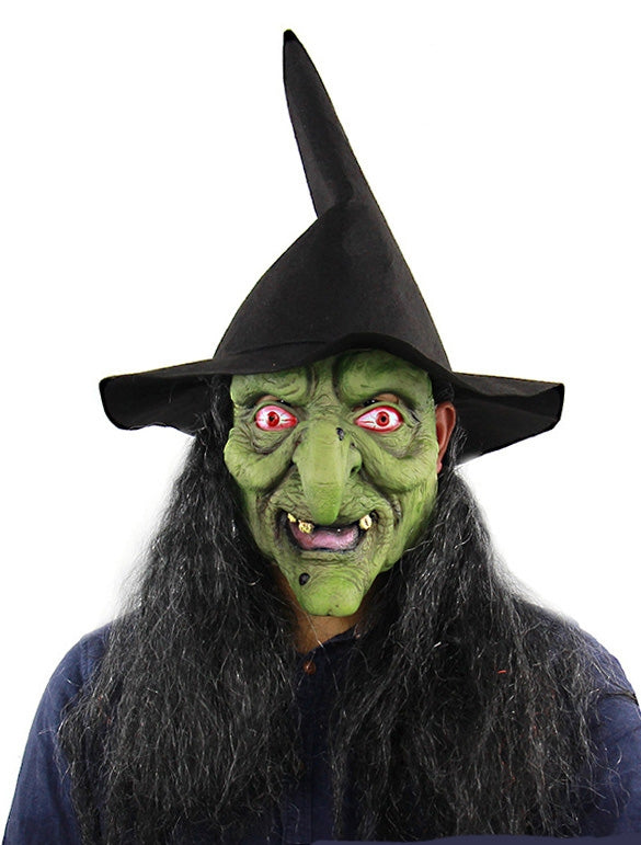 Trick or Treat Studios Halloween Witch Mask Hat Wigs