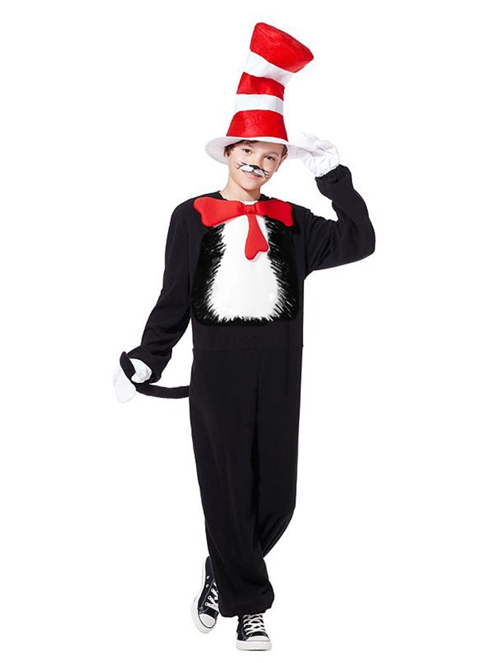 Kids Dr Seuss Cat In The Hat Jumpsuit