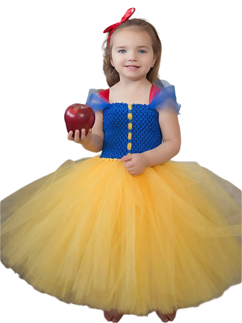 Girls Princess Snow White Costume