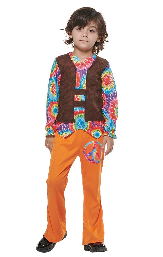 Hippie Boys 1960s 1970s Costume