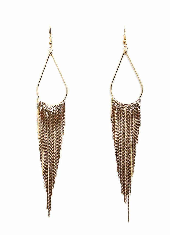 Vintage Bohemian tassels earrings accessory