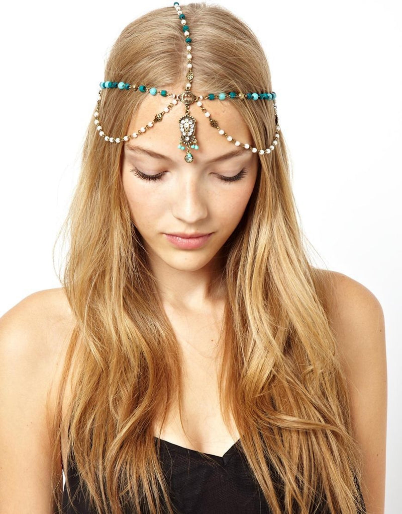 Deco Vintage Hairband Chain Headband