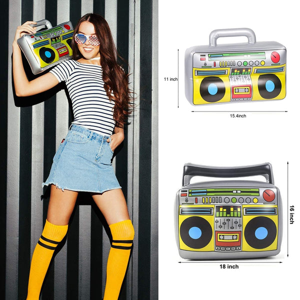 80s Hip Hop Inflatable Boom Box