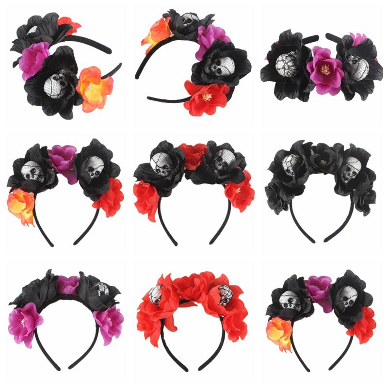 Halloween Day of the Dead Headband