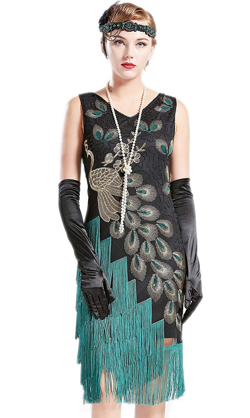 1920 Black Gatsby Flapper Costume