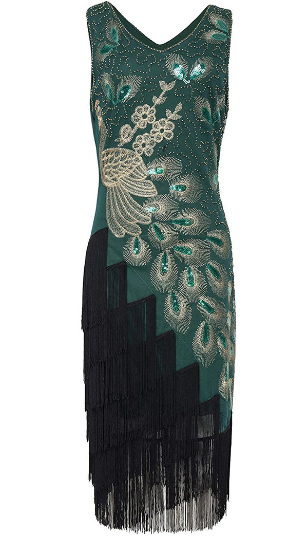 1920 gatsby flapper dress