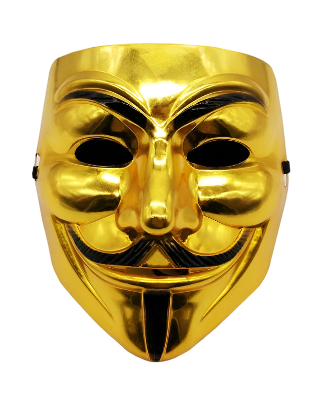 Golden V For Vendetta Mask