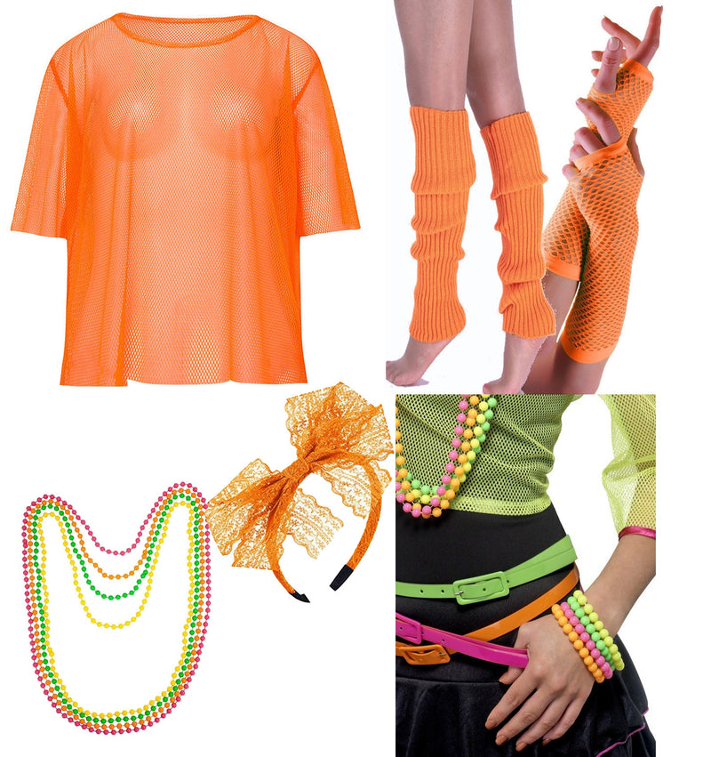 Orange 1980s Costume