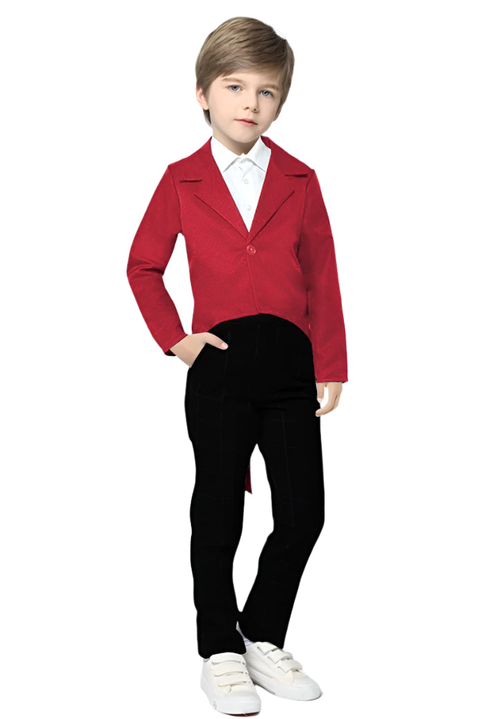 Red Kids Tailcoat Magician