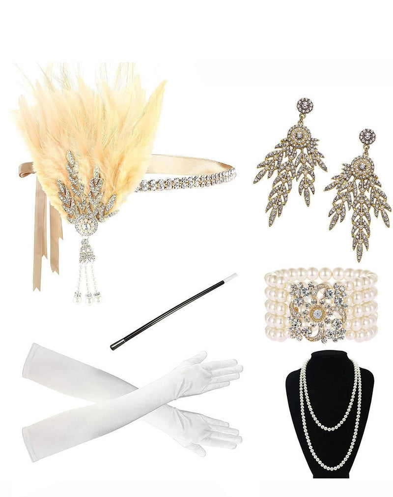 6pcs Roaring 1920 Accessories Set
