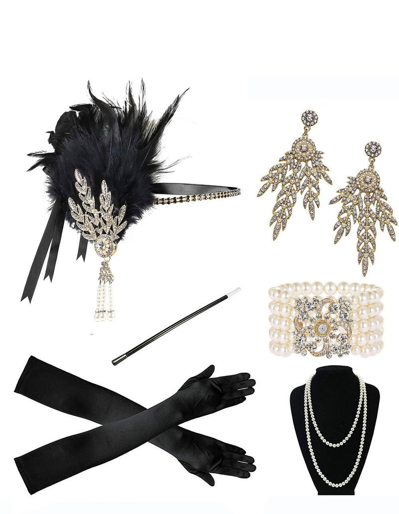 6pcs Roaring 1920 Accessories Set
