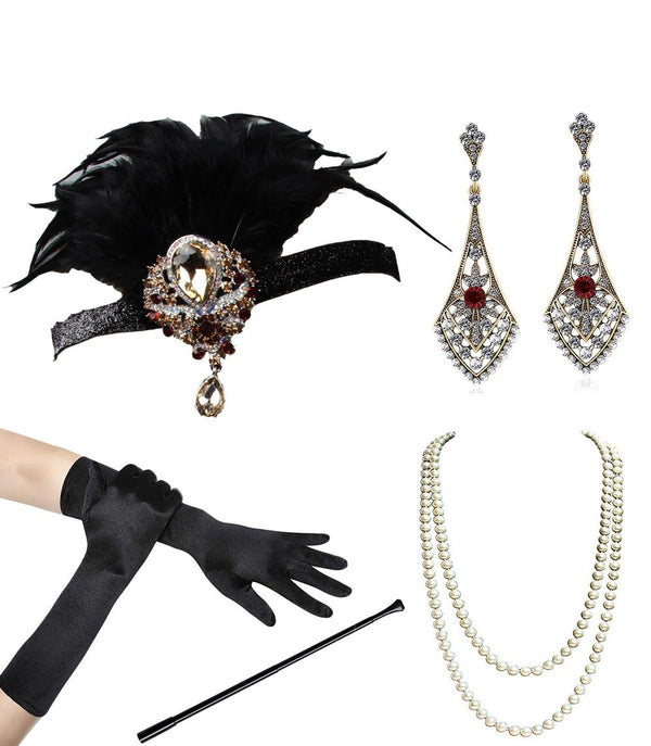 5pcs Roaring 1920 Accessories Set