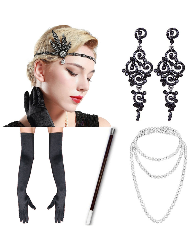 5pcs Roaring 1920 Accessories Set