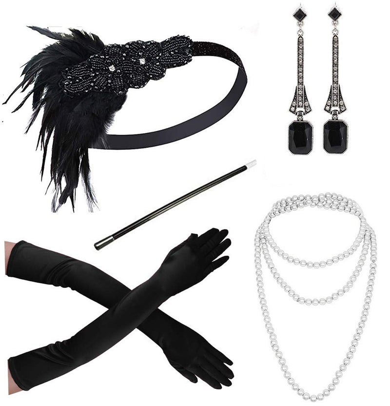 5pcs Roaring 1920 Accessories Set