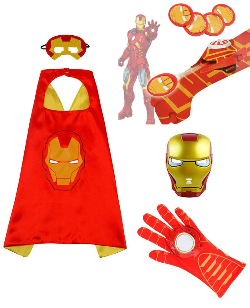 Iron man Cape Mask Sword Gloves Weapon