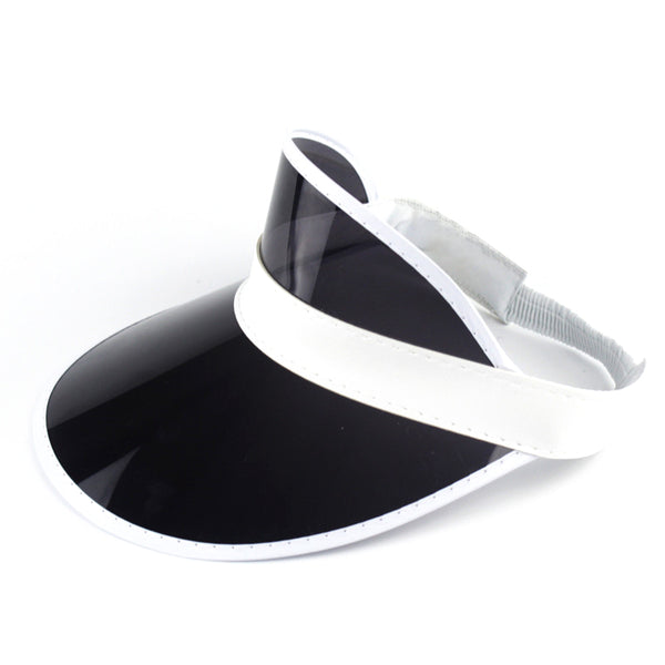 Black Unisex Sun Visor Cap