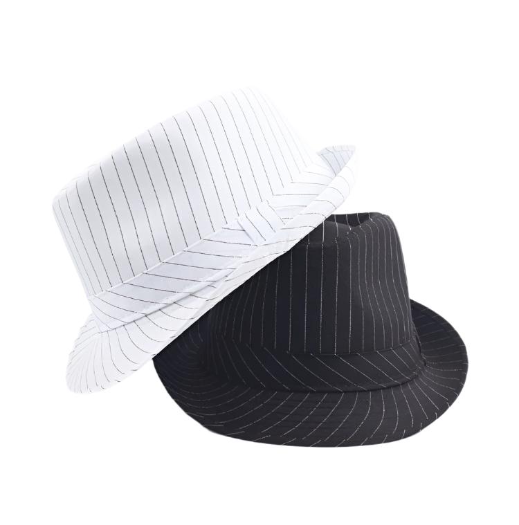Adult 20s Gangster Hat Trilby Al Capone Gatsby Fancy Dress Costume Accessory