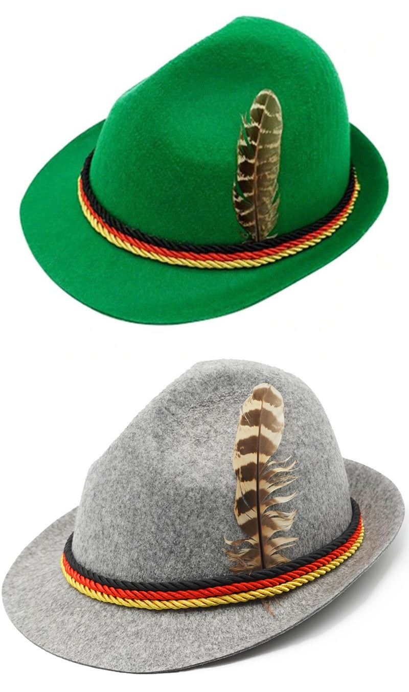 Oktoberfest Hat with Feather