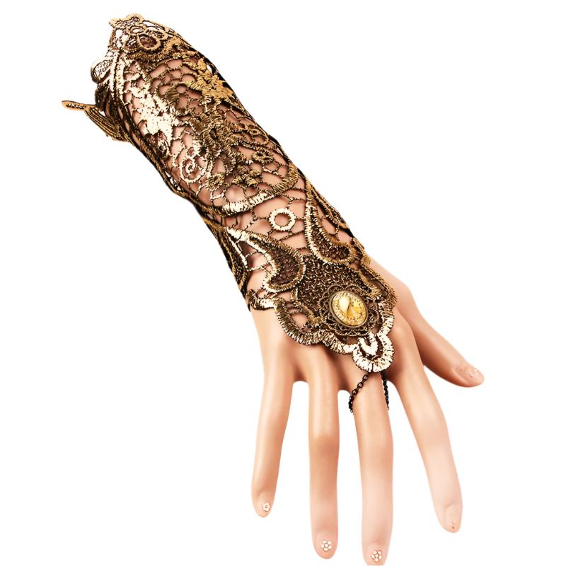 Adult Lace Forearm Cuffs - Vintage 1920s Flapper Costume Accessory