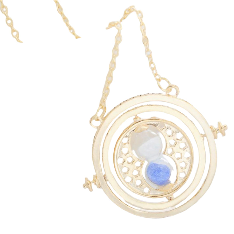 Harry Potter Time Turner Necklace Blue
