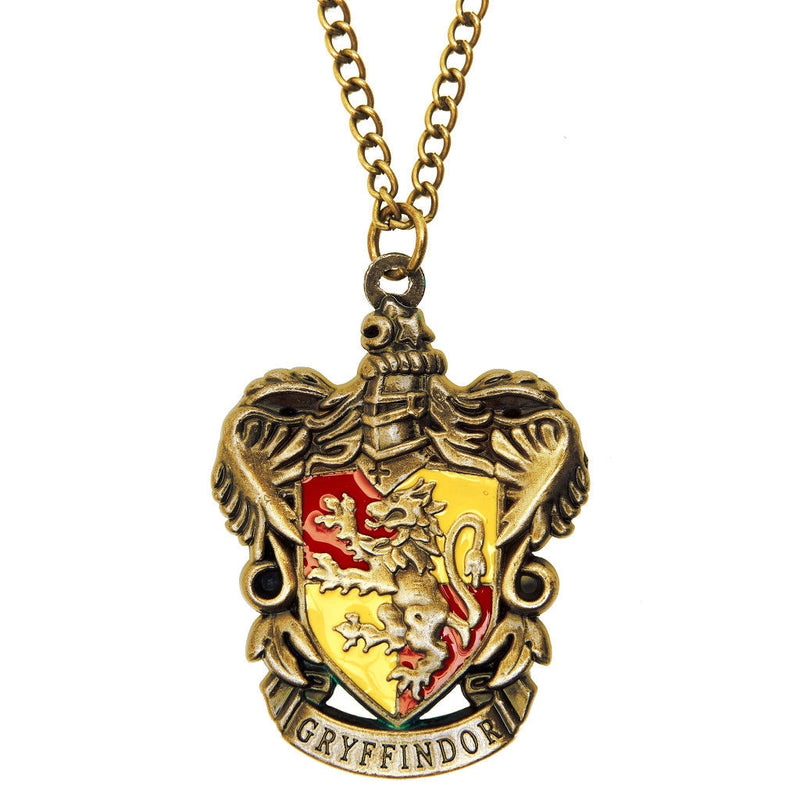 Harry Potter 4 House Hogwarts Necklace Gryffindor Ravenclaw Hufflepuff Slytherin