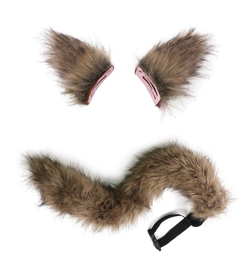 Fox Wolf Tails and Ears Costume Accessory