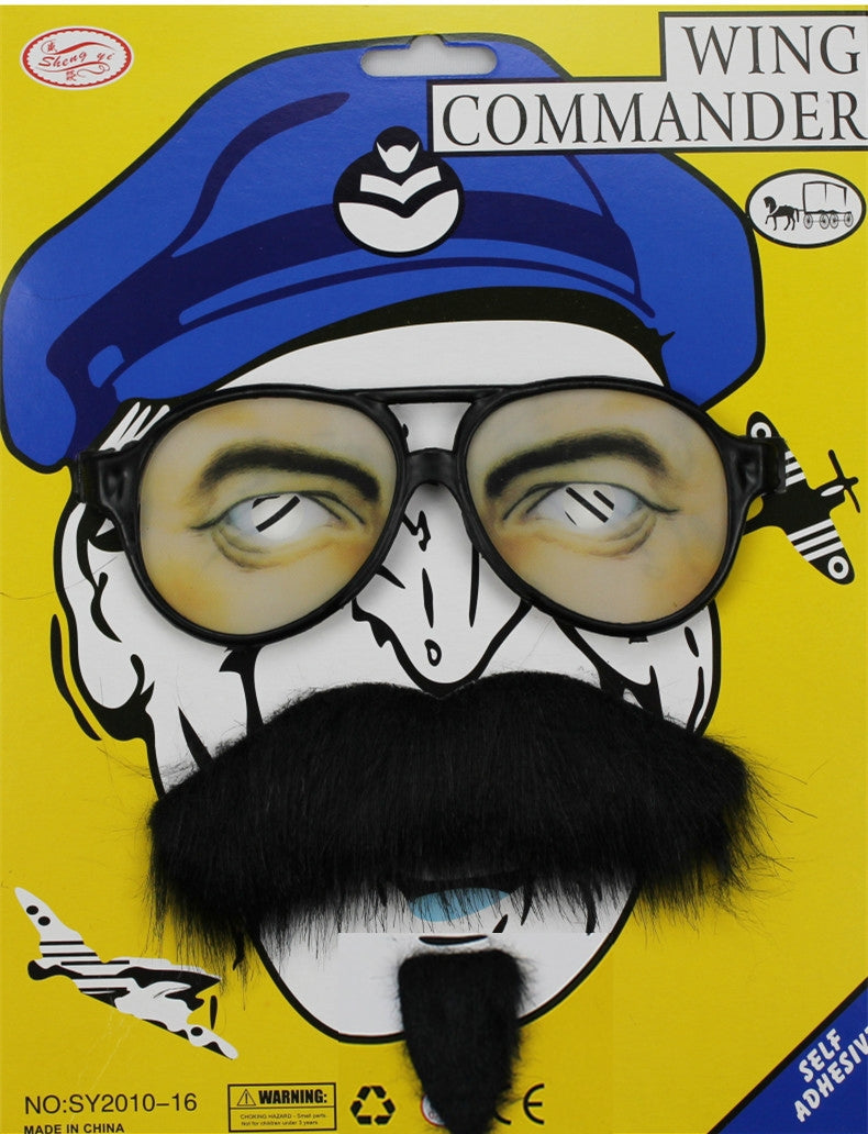 Funny glasses and Mustache set