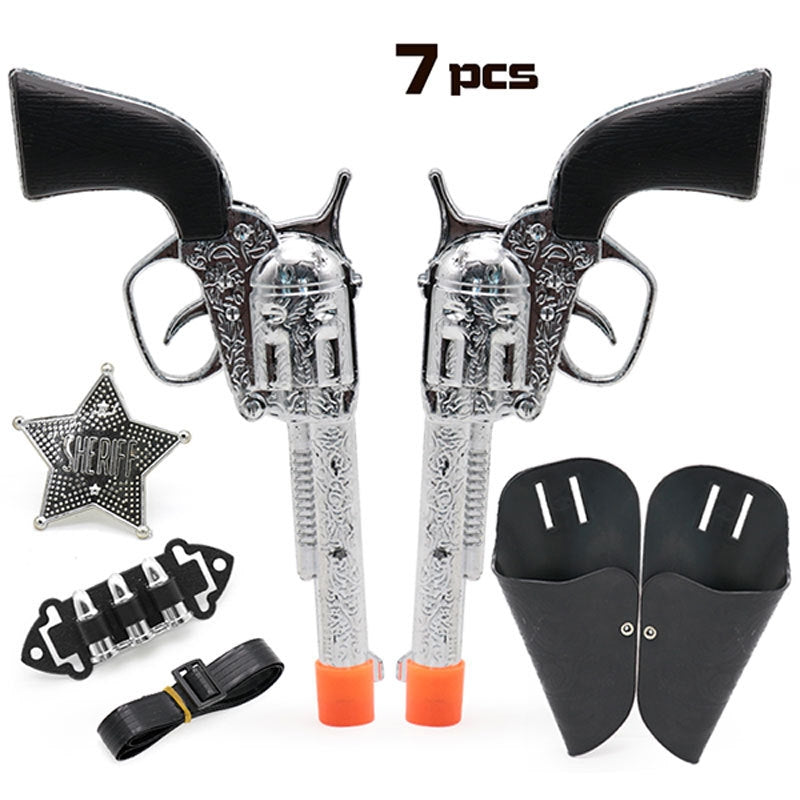 Western Toy Gun Holster Cowboy Set 7pcs