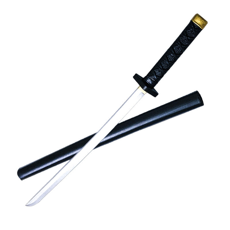 Kids Ninja Sword Costume Accessory - Black Katana Toy with Scabbard