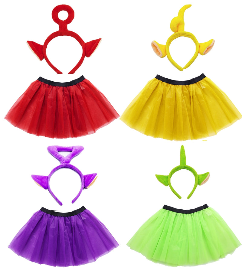 Teletubbies Headpiece with Tutu Costume Accessory