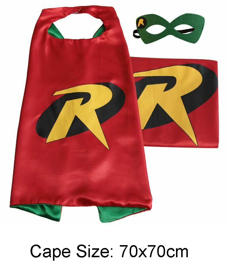 Kids Robin Cape and Mask Set