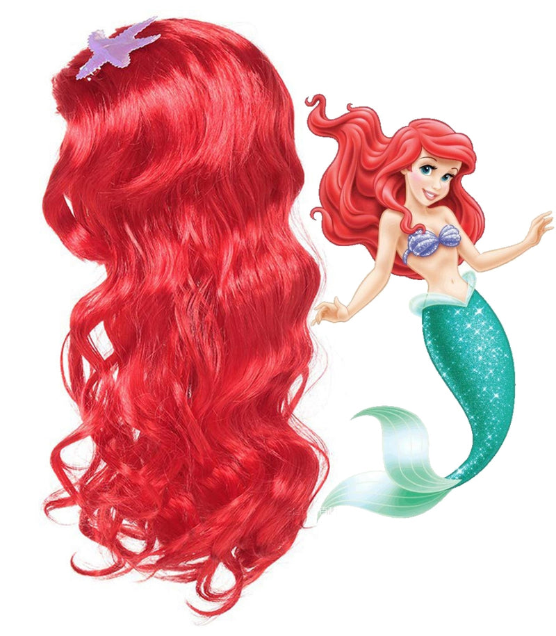 Little Mermaid Princess Ariel Wigs