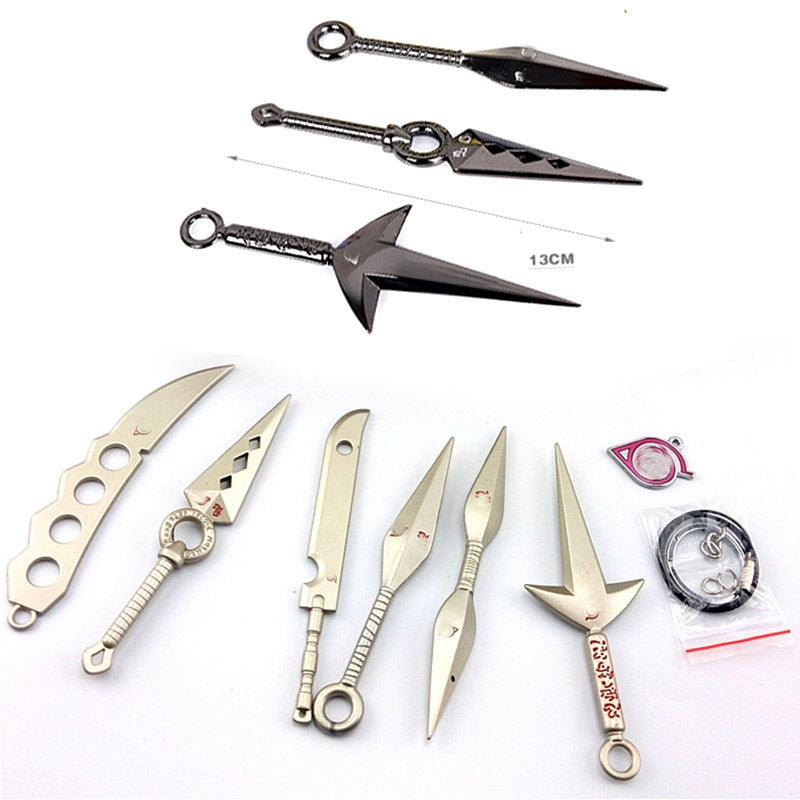 7Pcs Anime Naruto Keychain