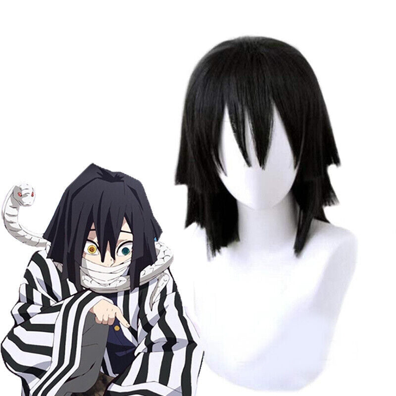 Anime Demon Slayer Kimetsu no Yaiba Iguro Obanai Wig