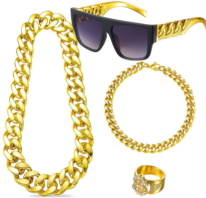 Hip Hop Rapper Accessories Set