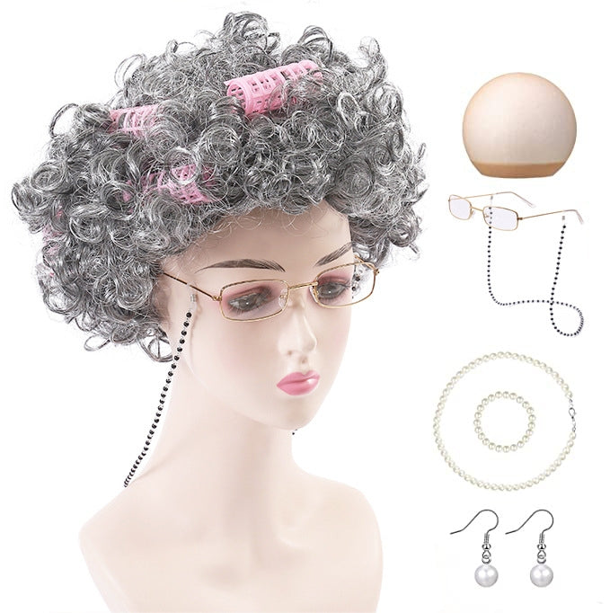Ladies & Girls The 100 Days of School Granny Costume Set