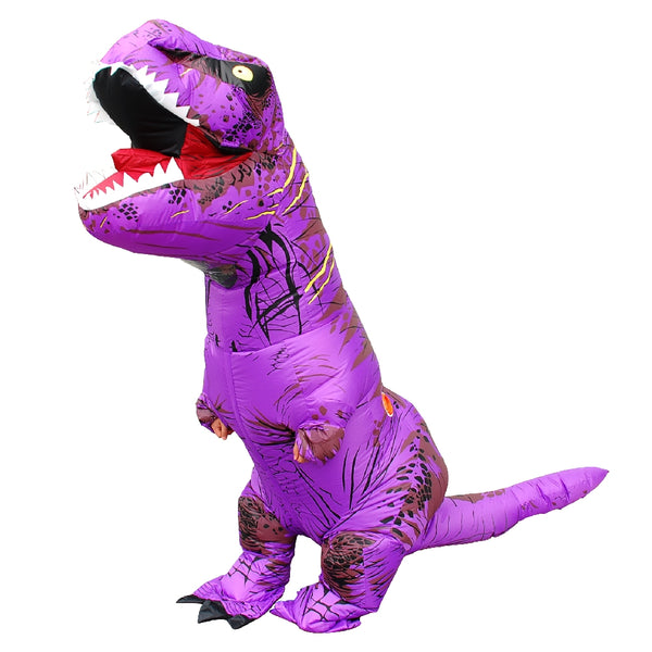 Purple T-Rex Inflatable Adult Costume