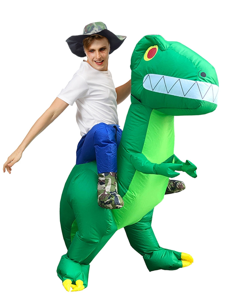 Dinosaur carry me inflatable costume