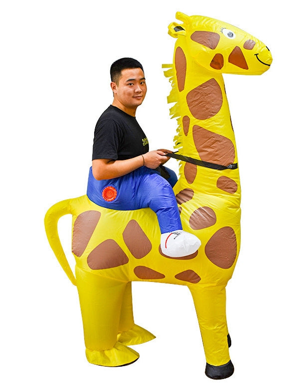 Giraffe Carry Me Inflatable Costume