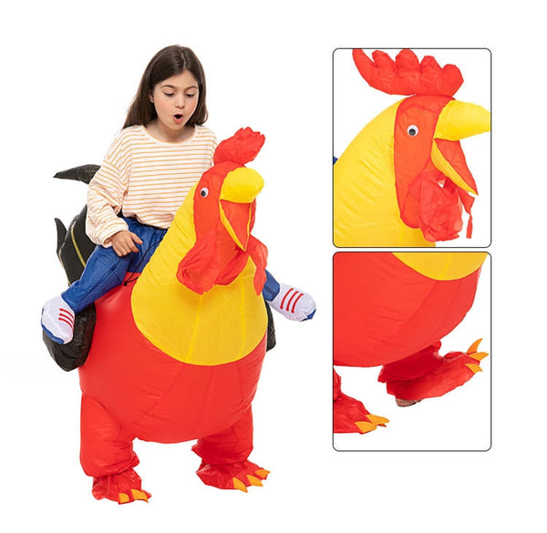 Kids Inflatable Rooster Costume
