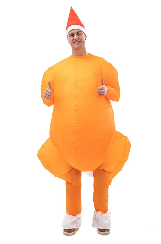 Mens Inflatable Roast Turkey Adult Costume